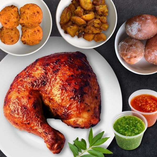 1/4 Roasted Chicken, Include Choice of (3) Side Order
